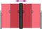 vidaXL - Windscherm - uittrekbaar - 160x1200 - cm - rood