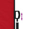 vidaXL - Windscherm - uittrekbaar - 160x1200 - cm - rood