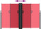 vidaXL - Windscherm - uittrekbaar - 160x1200 - cm - rood