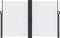 vidaXL - Windscherm - uittrekbaar - 160x1200 - cm - wit