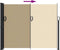 vidaXL - Windscherm - uittrekbaar - 160x300 - cm - beige