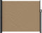 vidaXL - Windscherm - uittrekbaar - 160x300 - cm - taupe