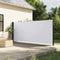 vidaXL - Windscherm - uittrekbaar - 160x300 - cm - wit