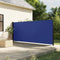 vidaXL - Windscherm - uittrekbaar - 160x500 - cm - blauw