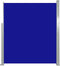 vidaXL - Windscherm - uittrekbaar - 160x500 - cm - blauw