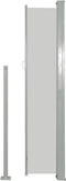 vidaXL - Windscherm - uittrekbaar - 160x500 - cm - crème