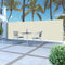 vidaXL - Windscherm - uittrekbaar - 160x500 - cm - crème