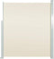 vidaXL - Windscherm - uittrekbaar - 160x500 - cm - crème
