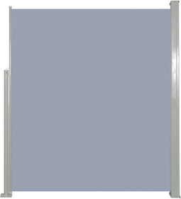 vidaXL - Windscherm - uittrekbaar - 160x500 - cm - grijs
