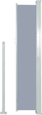 vidaXL - Windscherm - uittrekbaar - 160x500 - cm - grijs