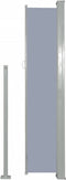 vidaXL - Windscherm - uittrekbaar - 160x500 - cm - grijs