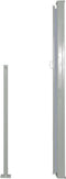 vidaXL - Windscherm - uittrekbaar - 160x500 - cm - grijs