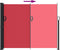 vidaXL - Windscherm - uittrekbaar - 160x500 - cm - rood
