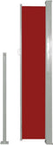 vidaXL - Windscherm - uittrekbaar - 160x500 - cm - rood