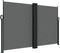 vidaXL - Windscherm - uittrekbaar - 160x600 - cm - antraciet