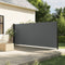 vidaXL - Windscherm - uittrekbaar - 160x600 - cm - antraciet