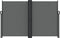 vidaXL - Windscherm - uittrekbaar - 160x600 - cm - antraciet
