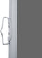 vidaXL - Windscherm - uittrekbaar - 160x600 - cm - antracietkleurig