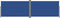 vidaXL - Windscherm - uittrekbaar - 160x600 - cm - blauw