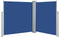 vidaXL - Windscherm - uittrekbaar - 160x600 - cm - blauw