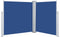 vidaXL - Windscherm - uittrekbaar - 160x600 - cm - blauw
