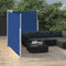 vidaXL - Windscherm - uittrekbaar - 160x600 - cm - blauw