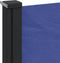 vidaXL - Windscherm - uittrekbaar - 160x600 - cm - blauw