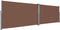 vidaXL - Windscherm - uittrekbaar - 160x600 - cm - bruin