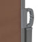 vidaXL - Windscherm - uittrekbaar - 160x600 - cm - bruin