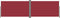 vidaXL - Windscherm - uittrekbaar - 160x600 - cm - rood