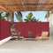 vidaXL - Windscherm - uittrekbaar - 160x600 - cm - rood