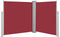 vidaXL - Windscherm - uittrekbaar - 160x600 - cm - rood