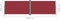vidaXL - Windscherm - uittrekbaar - 160x600 - cm - rood