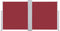 vidaXL - Windscherm - uittrekbaar - 160x600 - cm - rood