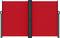 vidaXL - Windscherm - uittrekbaar - 160x600 - cm - rood