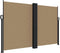 vidaXL - Windscherm - uittrekbaar - 160x600 - cm - taupe