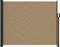 vidaXL - Windscherm - uittrekbaar - 160x600 - cm - taupe