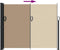 vidaXL - Windscherm - uittrekbaar - 160x600 - cm - taupe