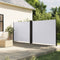vidaXL - Windscherm - uittrekbaar - 160x600 - cm - wit
