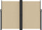 vidaXL - Windscherm - uittrekbaar - 180x1000 - cm - beige