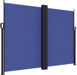 vidaXL - Windscherm - uittrekbaar - 180x1000 - cm - blauw