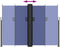 vidaXL - Windscherm - uittrekbaar - 180x1000 - cm - blauw