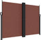 vidaXL - Windscherm - uittrekbaar - 180x1000 - cm - bruin