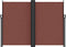 vidaXL - Windscherm - uittrekbaar - 180x1000 - cm - bruin