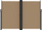 vidaXL - Windscherm - uittrekbaar - 180x1000 - cm - taupe