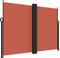 vidaXL - Windscherm - uittrekbaar - 180x1000 - cm - terracottakleurig