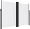 vidaXL - Windscherm - uittrekbaar - 180x1000 - cm - wit