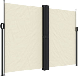 vidaXL - Windscherm - uittrekbaar - 180x1000 - cm - zwart