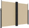vidaXL - Windscherm - uittrekbaar - 180x1200 - cm - beige