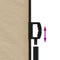 vidaXL - Windscherm - uittrekbaar - 180x1200 - cm - beige